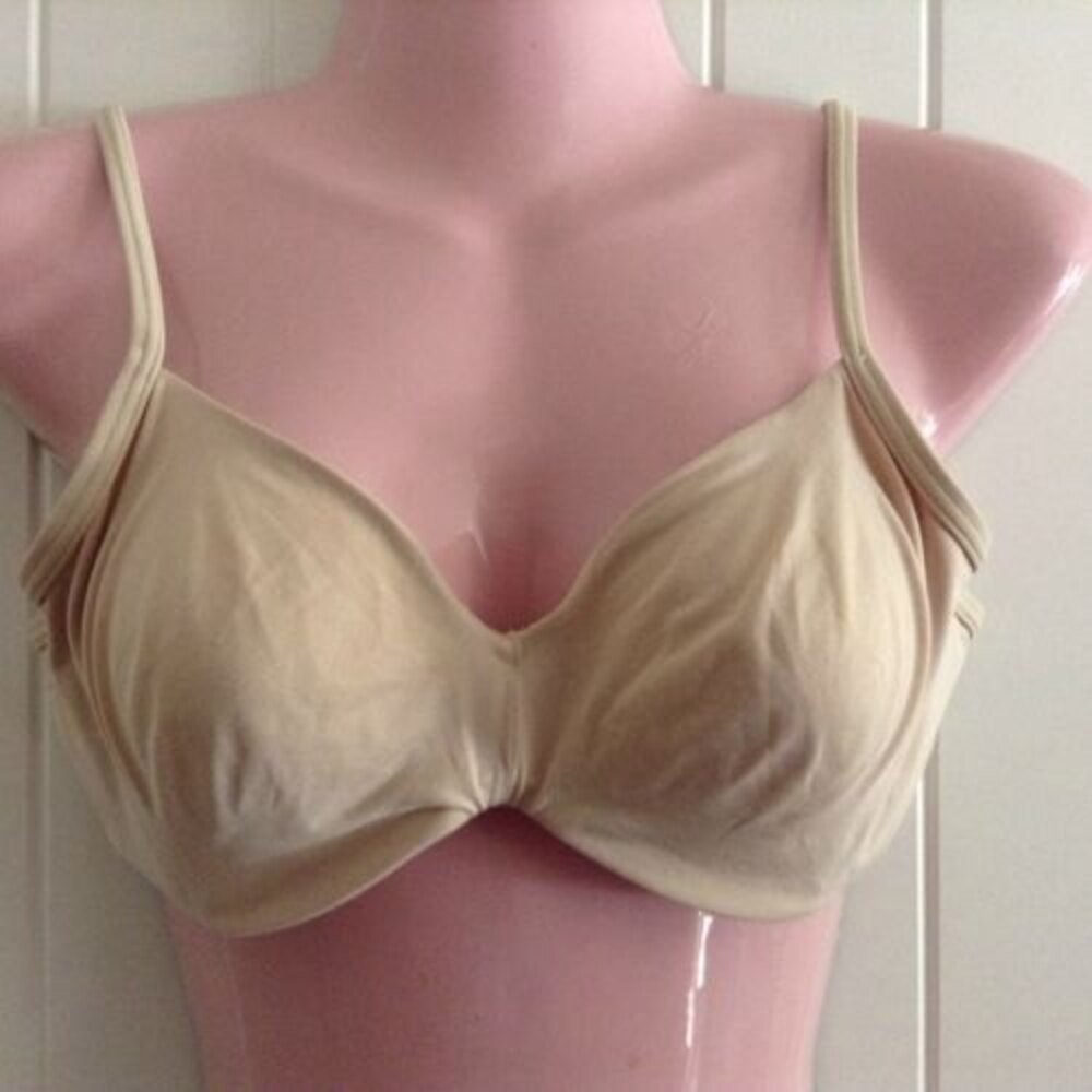 Wacoal Woman's Perfect Contour Bra 36D 65403 UnderWire Beige